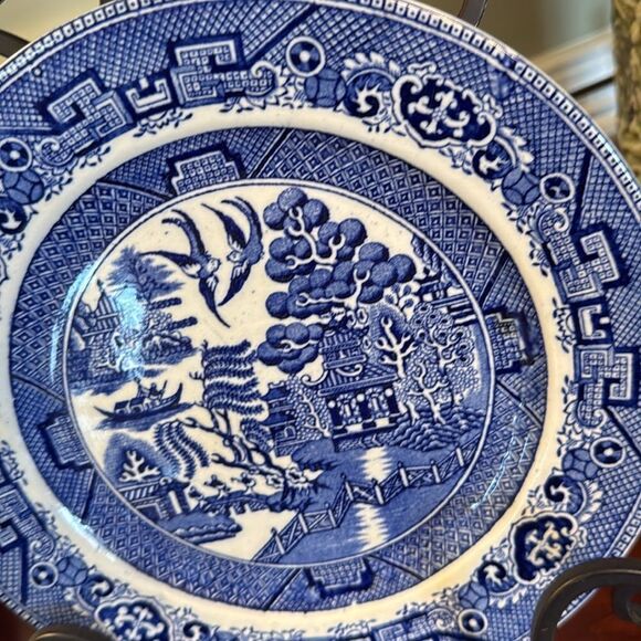 Ye Olde Willow Stafford England 9” Plate - Vintage Condition - See all photos - Picture 4 of 7